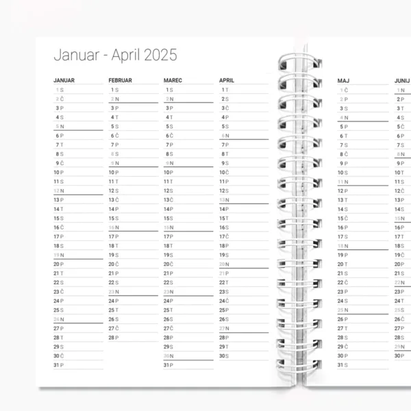 Rokovnik 2026, potiskan z vašo grafiko