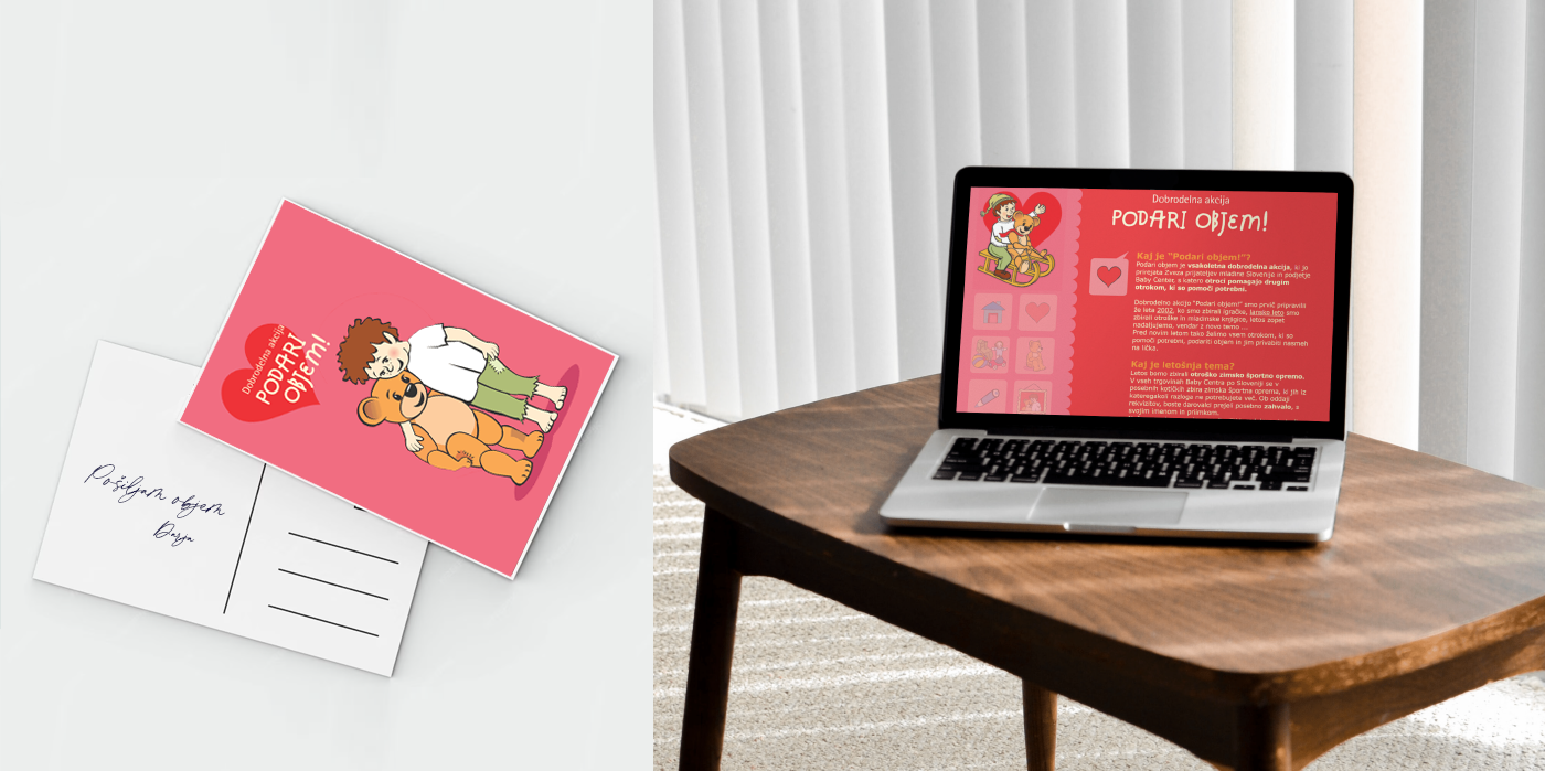 mixer.si projekt podari objem